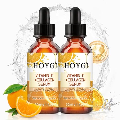 Hoygi Hyaluronic Acid Serum​ Hoygi Vitamin C Face Serum with Collagen